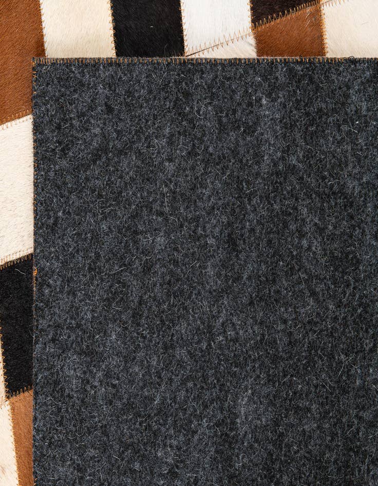 Detail image of  8' x 10' 2 Cowhide Leather Rug