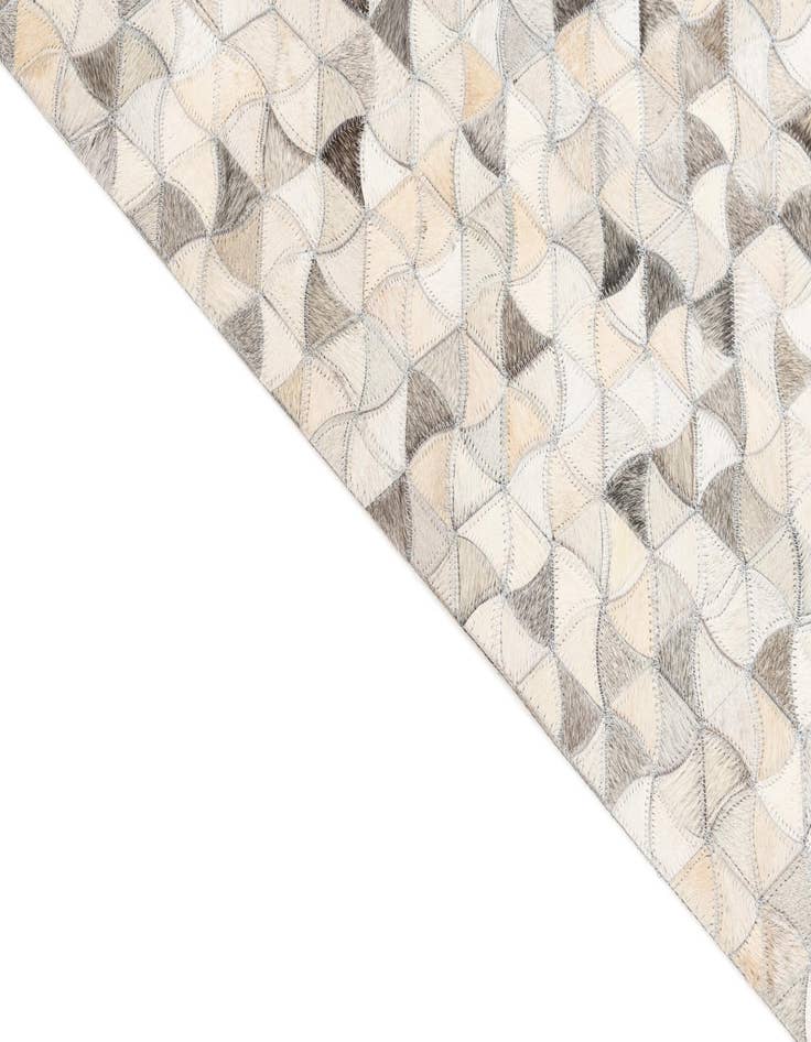 Detail image of  8' x 9' 10 Cowhide Leather Rug