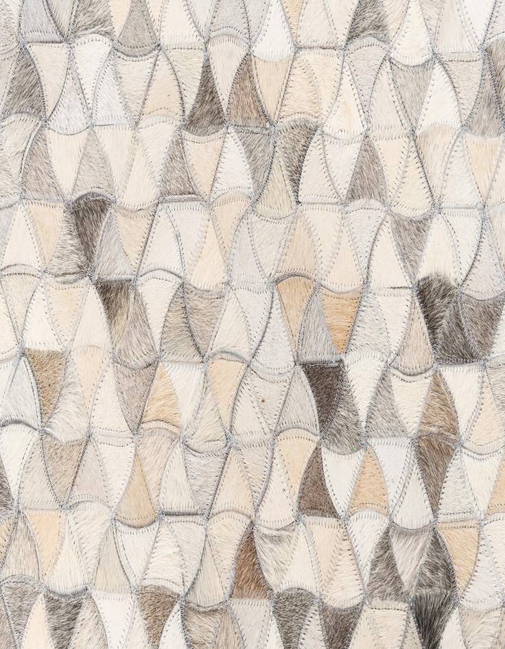 Detail image of  8' x 9' 10 Cowhide Leather Rug