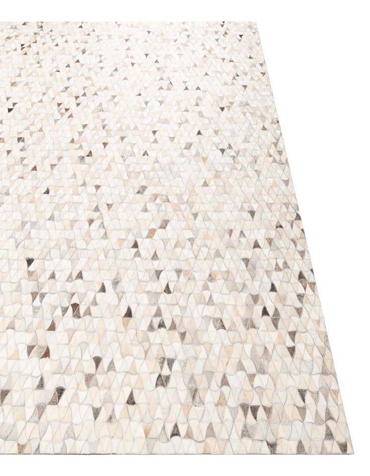 Detail image of  7' 8 x 10' Cowhide Leather Rug