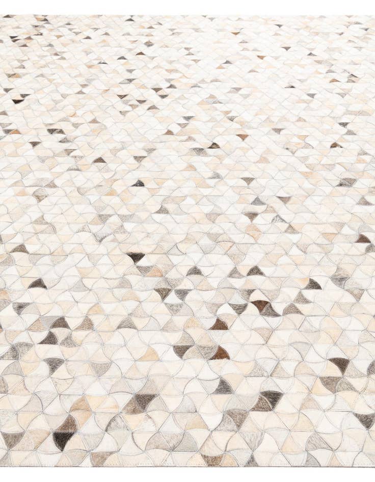 Detail image of  7' 8 x 10' Cowhide Leather Rug