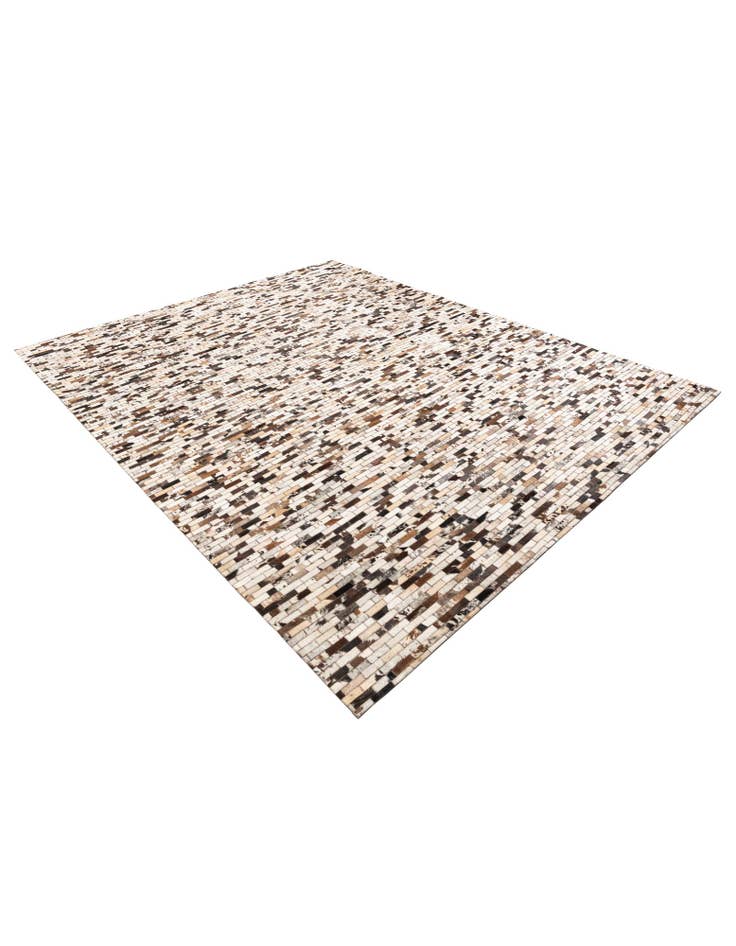 Detail image of  8' 2 x 10' 2 Cowhide Leather Rug