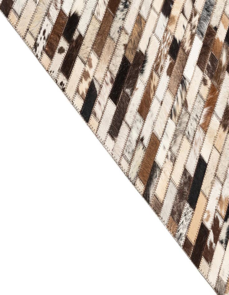 Detail image of  8' 2 x 10' 2 Cowhide Leather Rug