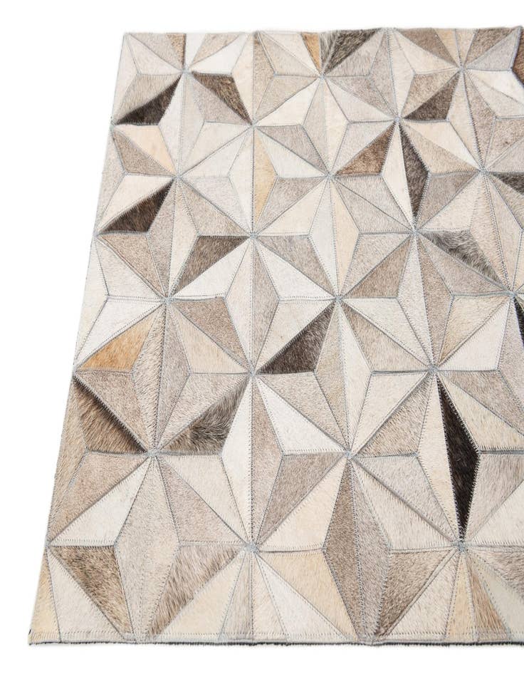 Detail image of  2' 1 x 3' Cowhide Leather Rug