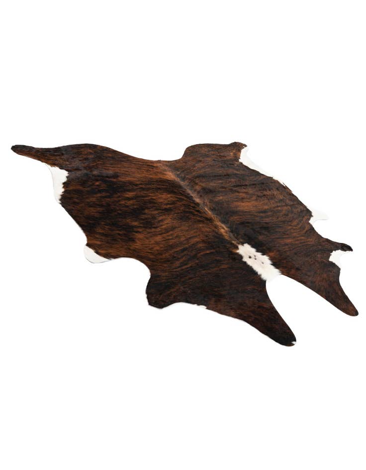 Detail image of  6' 1 x 6' 11 Cowhide Leather Rug