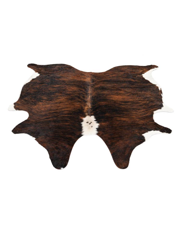 Detail image of  6' 1 x 6' 11 Cowhide Leather Rug