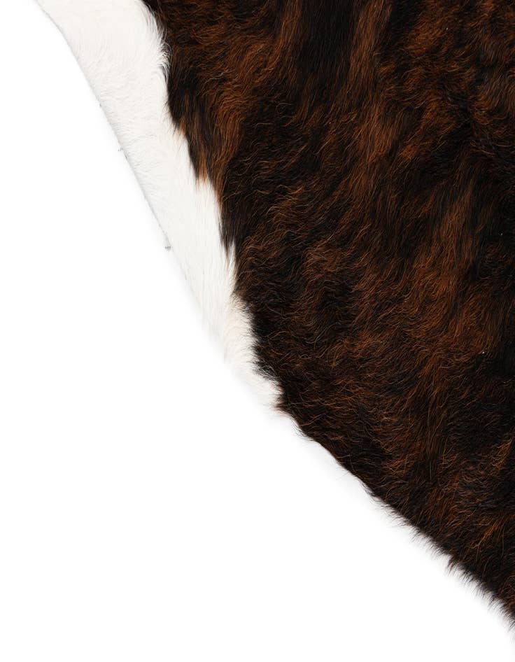 Detail image of  6' 1 x 6' 11 Cowhide Leather Rug