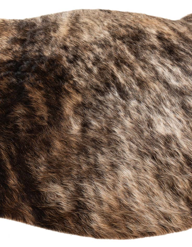 Detail image of  2' 2 x 2' 11 Cowhide Leather Rug