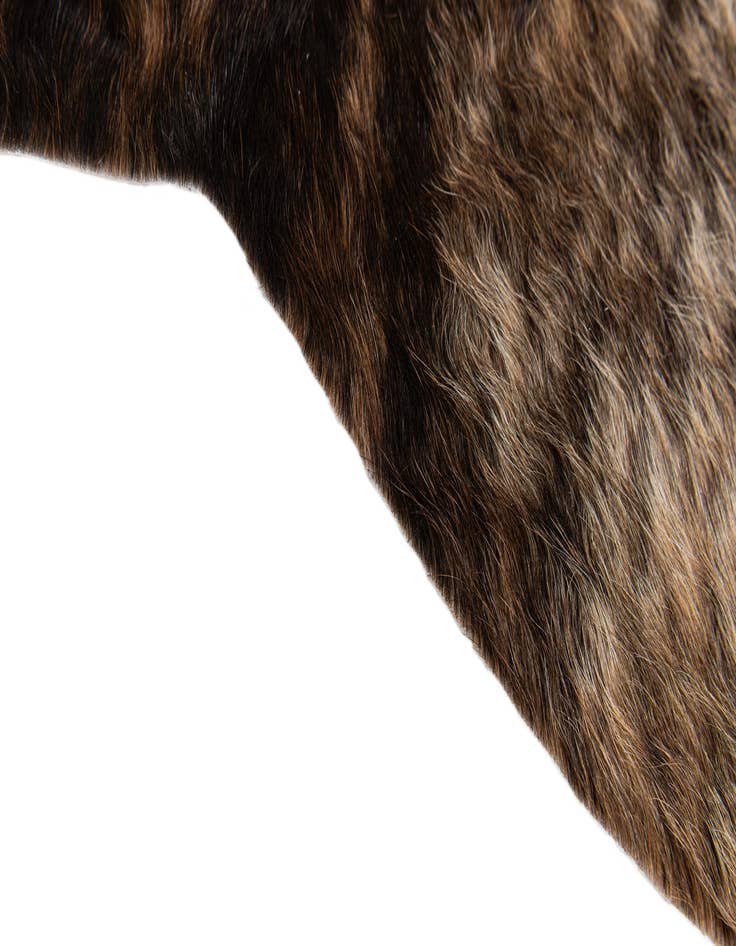 Detail image of  2' 2 x 2' 11 Cowhide Leather Rug