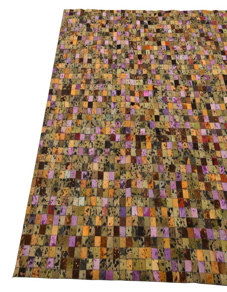 Detail image of  5' 4 x 8' Cowhide Rug