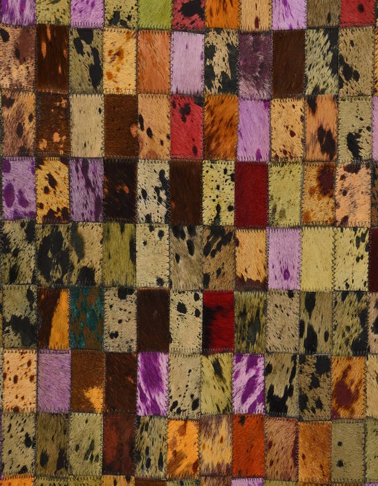Detail image of  5' 4 x 8' Cowhide Rug