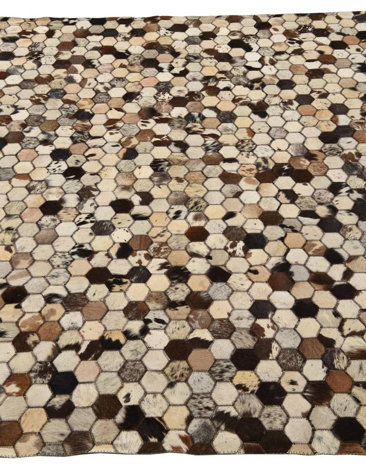 Detail image of  5' 2 x 8' 1 Cowhide Rug