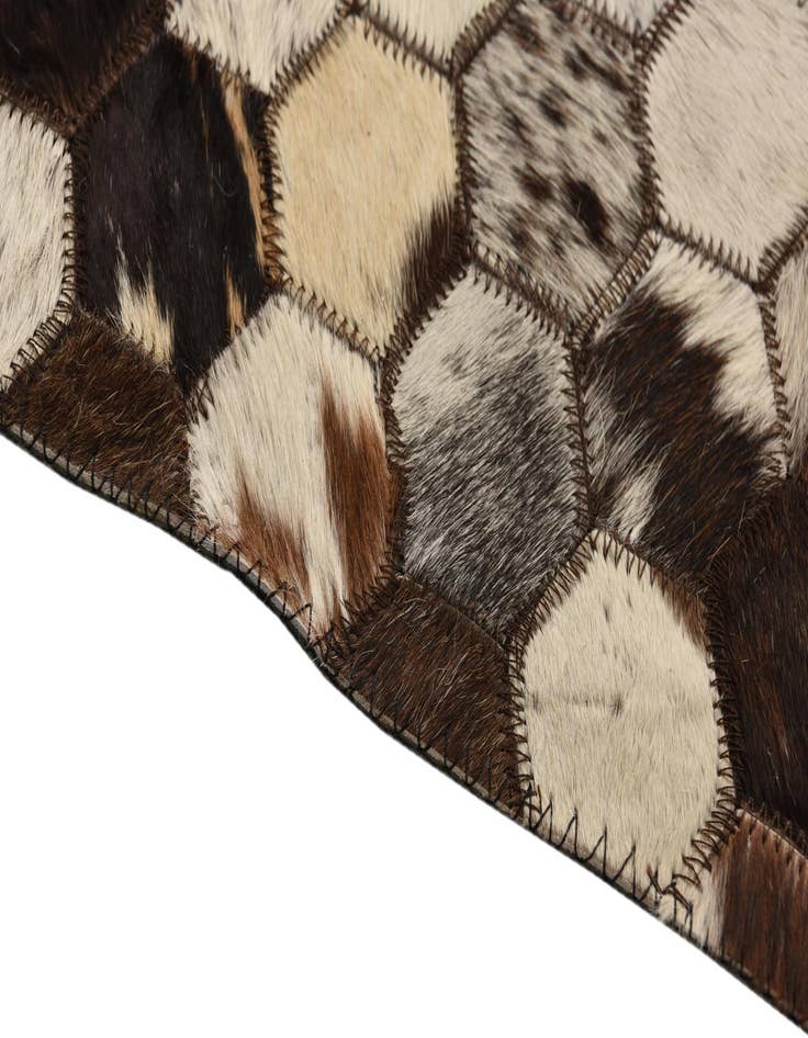Detail image of  5' 2 x 8' 1 Cowhide Rug