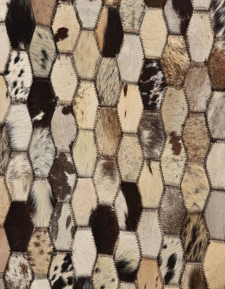 Detail image of  5' 2 x 8' 1 Cowhide Rug