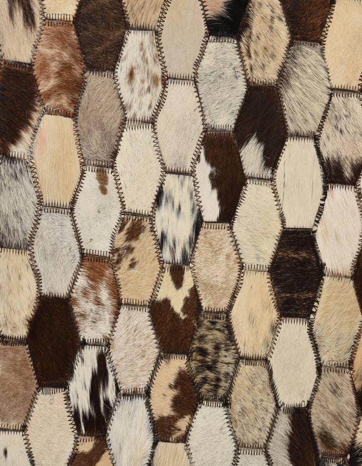 Detail image of  5' 2 x 8' 1 Cowhide Rug