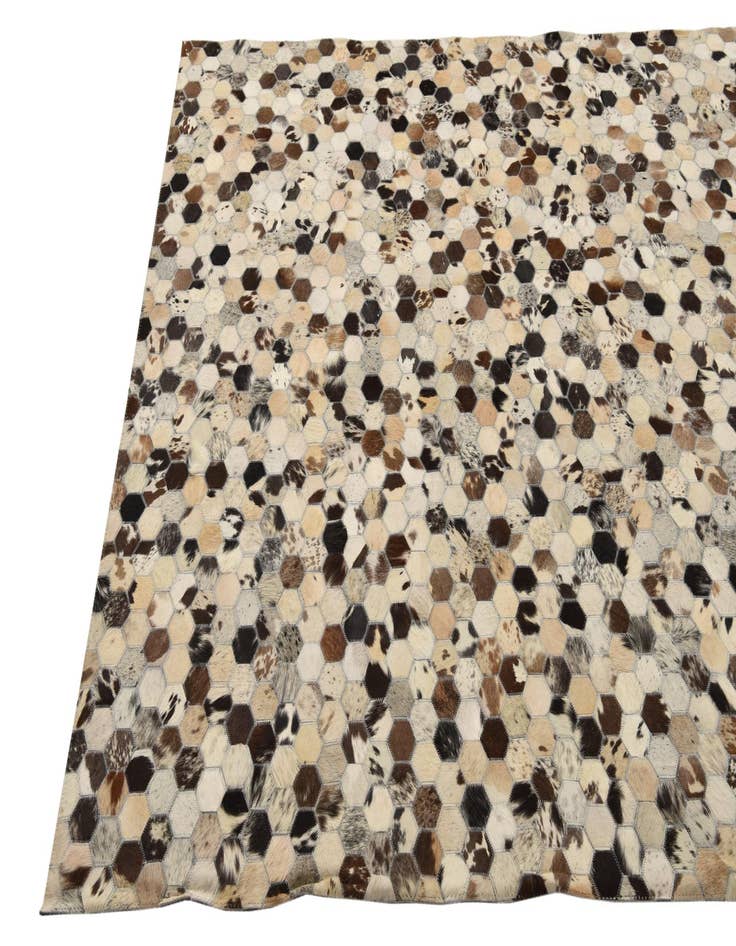 Detail image of  5' 2 x 7' 10 Cowhide Rug