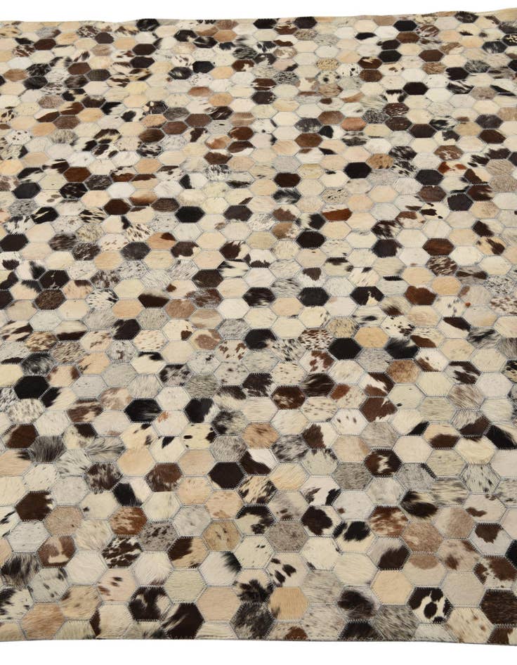 Detail image of  5' 2 x 7' 10 Cowhide Rug