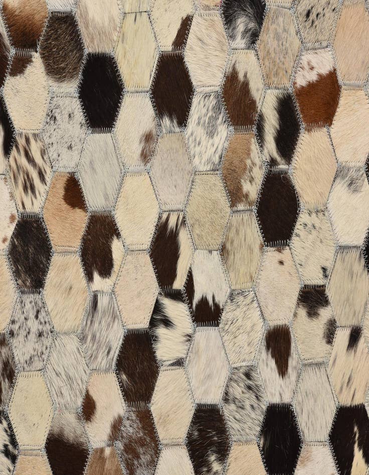 Detail image of  5' 2 x 7' 10 Cowhide Rug