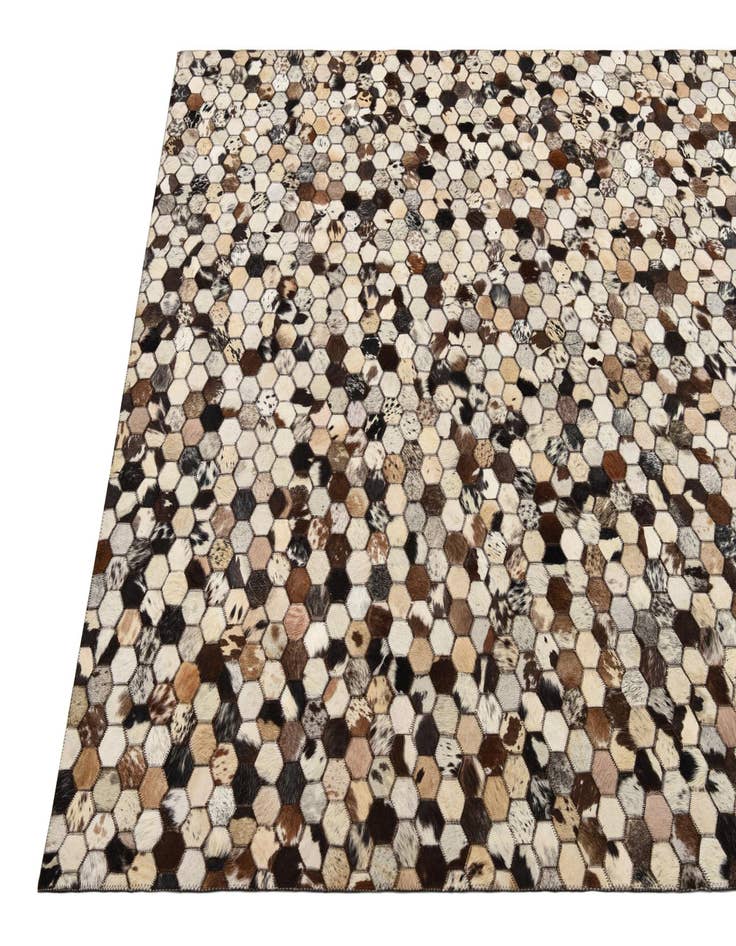 Detail image of  5' 1 x 8' 1 Cowhide Rug