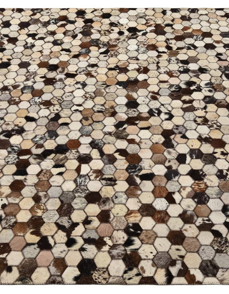 Detail image of  5' 1 x 8' 1 Cowhide Rug