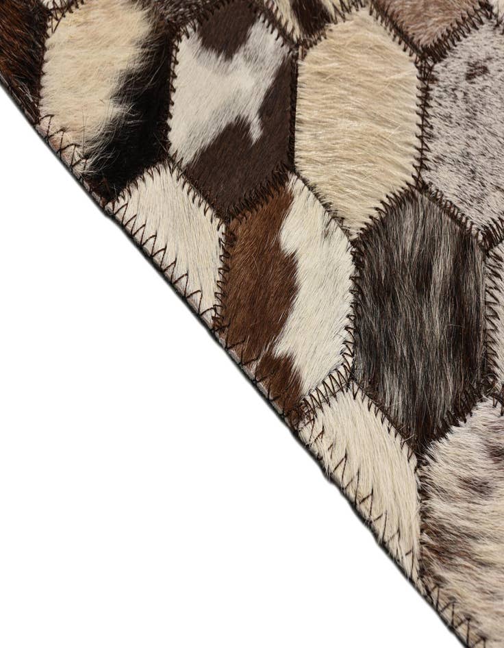 Detail image of  5' 1 x 8' 1 Cowhide Rug
