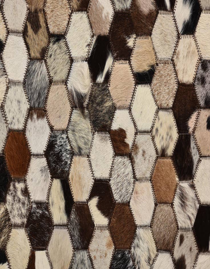 Detail image of  5' 1 x 8' 1 Cowhide Rug
