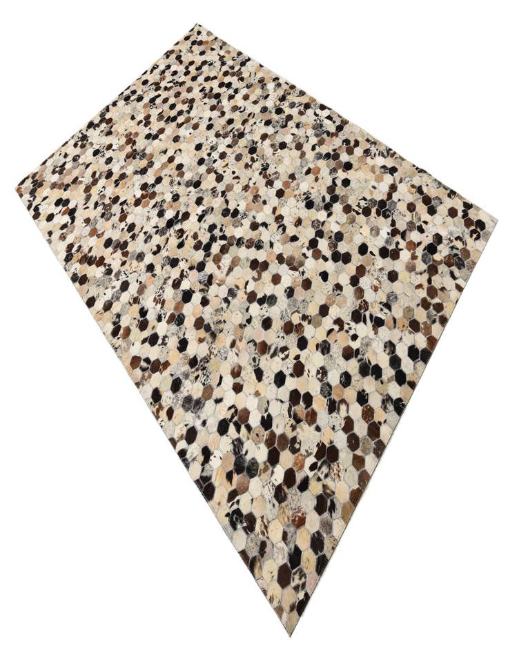 Detail image of  5' 1 x 7' 10 Cowhide Rug