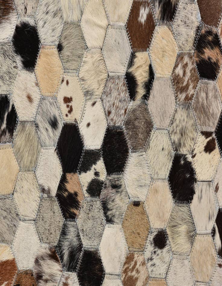 Detail image of  5' 1 x 8' Cowhide Rug