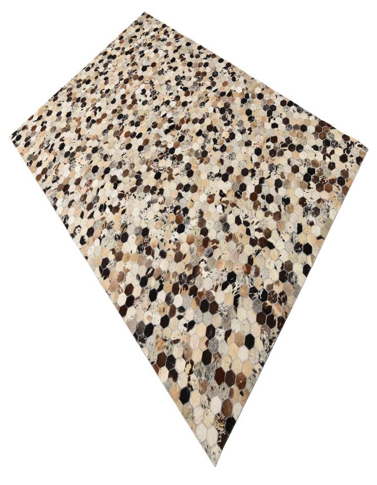 Detail image of  5' 1 x 7' 10 Cowhide Rug