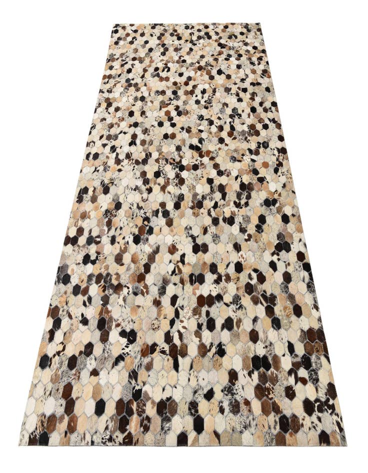 Detail image of  5' 1 x 7' 10 Cowhide Rug