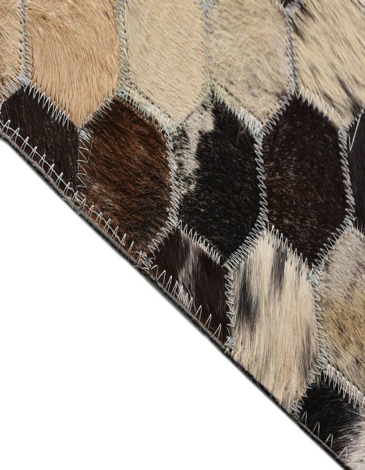 Detail image of  5' 2 x 8' Cowhide Rug