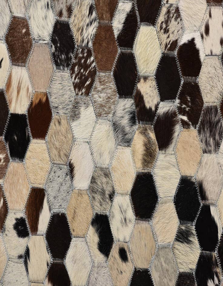 Detail image of  5' 2 x 8' Cowhide Rug