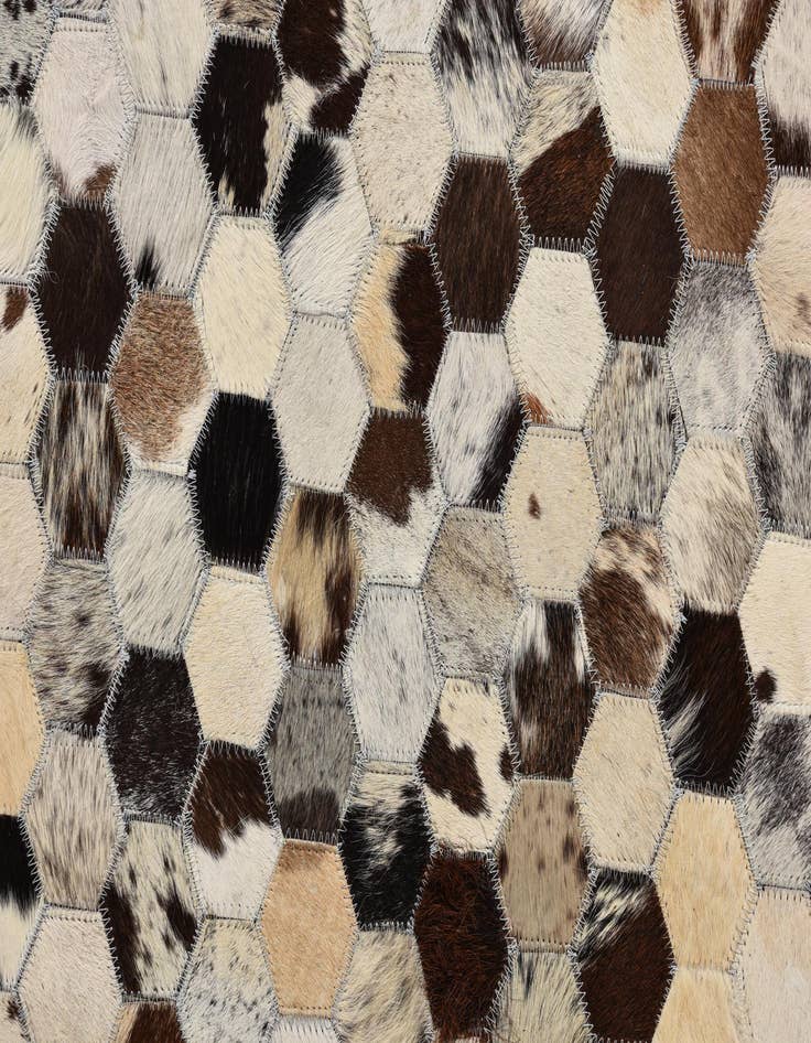 Detail image of  5' 1 x 8' Cowhide Rug