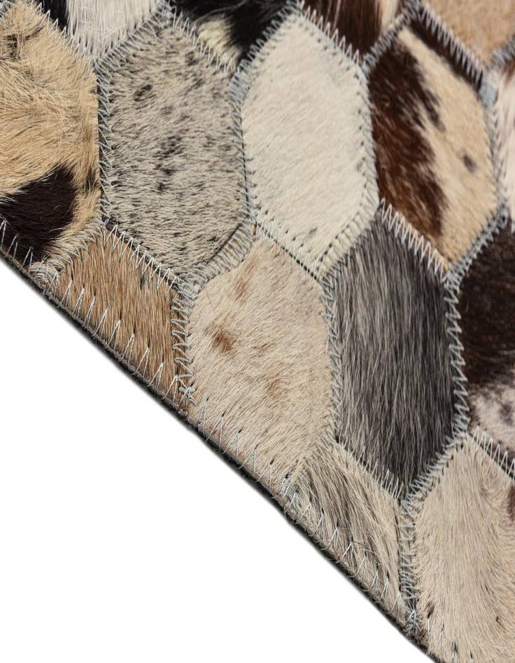 Detail image of  5' 2 x 8' Cowhide Rug
