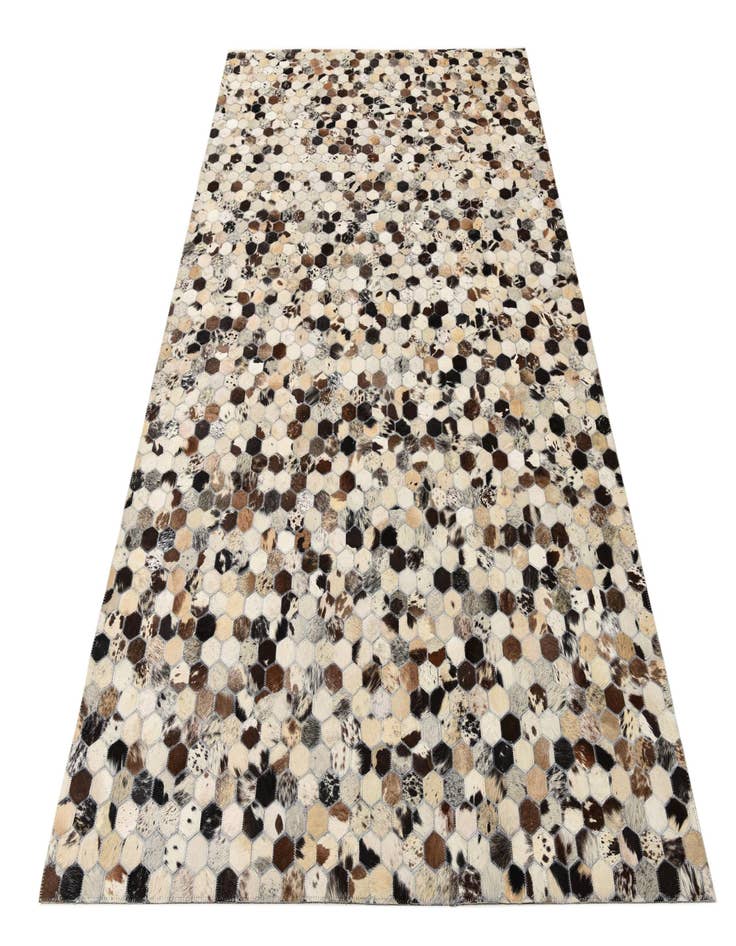 Detail image of  5' 1 x 7' 10 Cowhide Rug