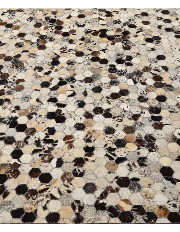 Detail image of  5' 1 x 7' 10 Cowhide Rug