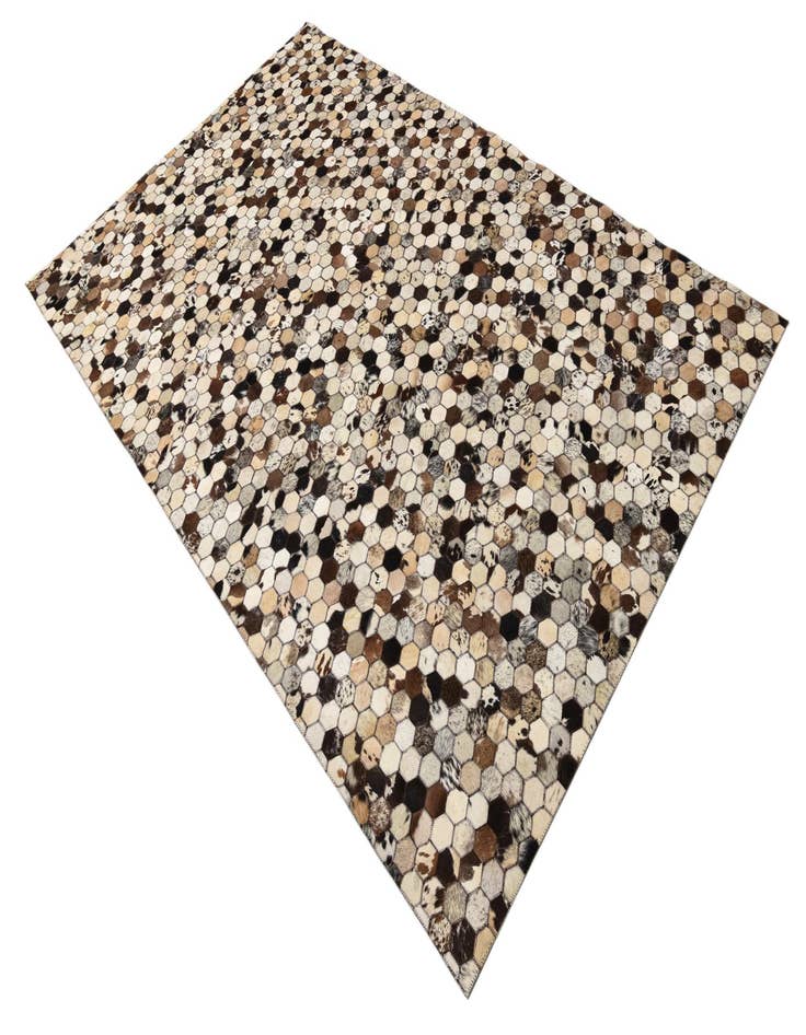 Detail image of  5' 1 x 8' 1 Cowhide Rug