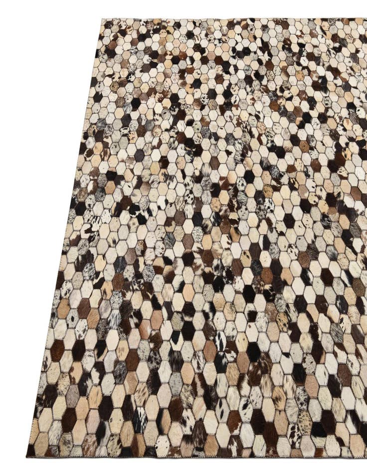Detail image of  5' 1 x 8' 1 Cowhide Rug