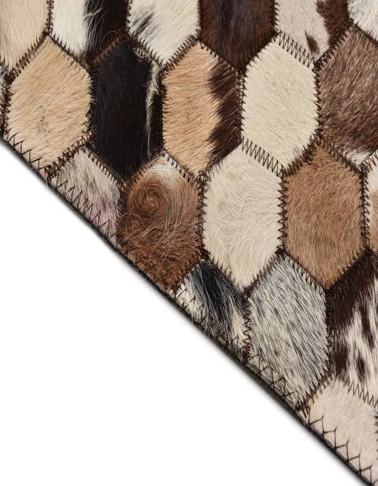 Detail image of  5' 1 x 8' 1 Cowhide Rug