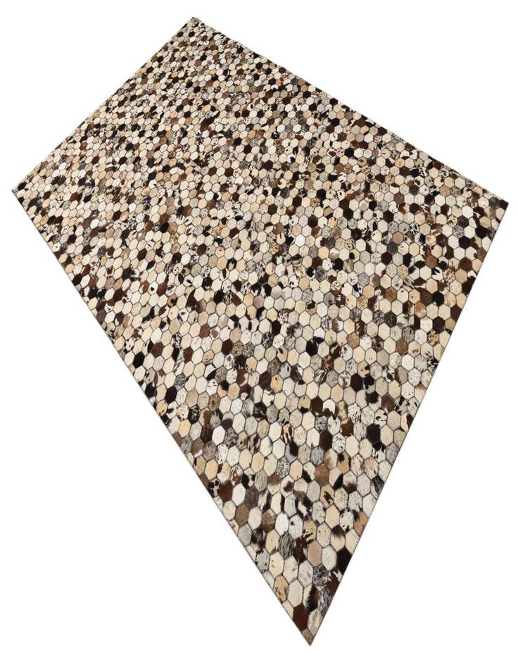 Detail image of  5' 1 x 8' 2 Cowhide Rug