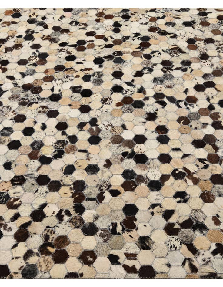 Detail image of  5' x 7' 10 Cowhide Rug