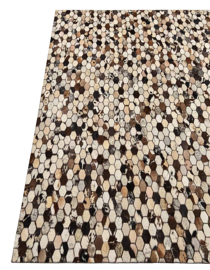 Detail image of  5' 2 x 8' 2 Cowhide Rug
