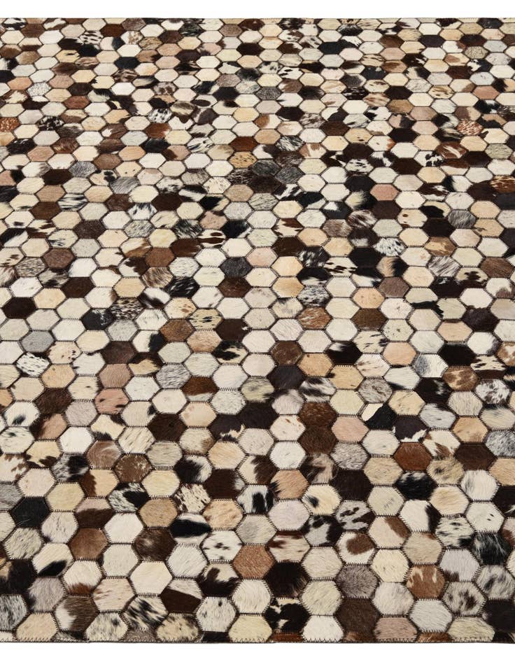 Detail image of  5' 2 x 8' 2 Cowhide Rug