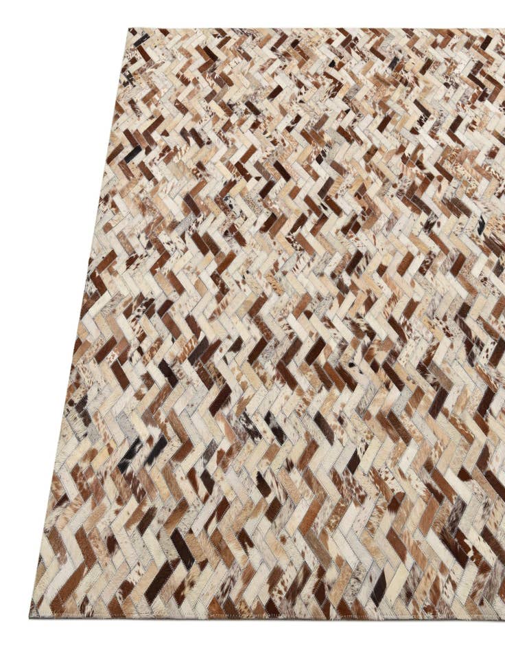 Detail image of  4' 10 x 7' 10 Cowhide Rug