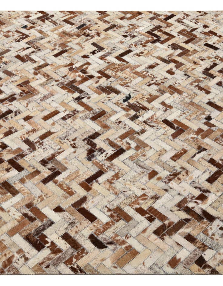 Detail image of  4' 10 x 7' 10 Cowhide Rug