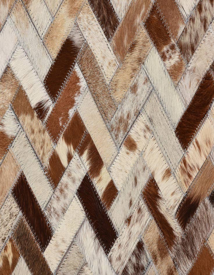 Detail image of  4' 10 x 7' 10 Cowhide Rug