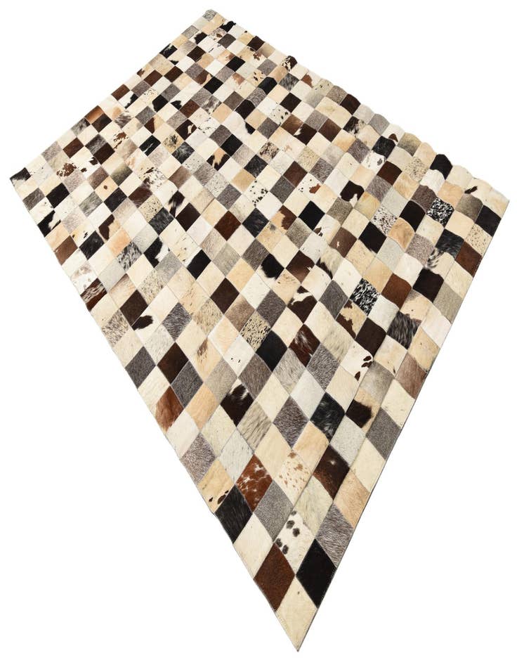 Detail image of  5' 4 x 7' 7 Cowhide Rug
