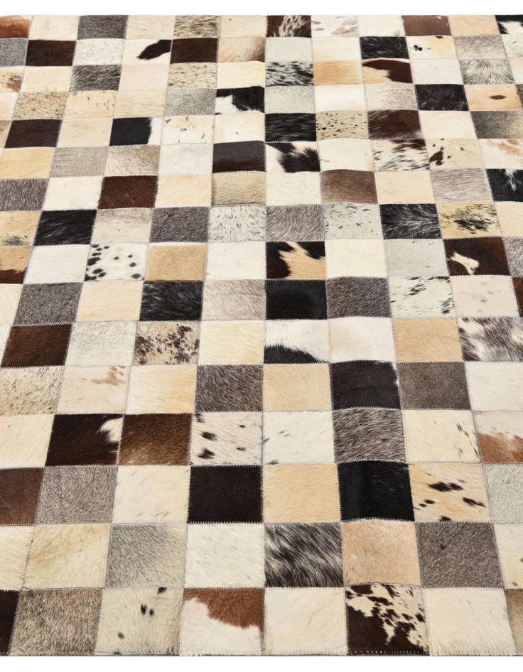 Detail image of  5' 4 x 7' 7 Cowhide Rug