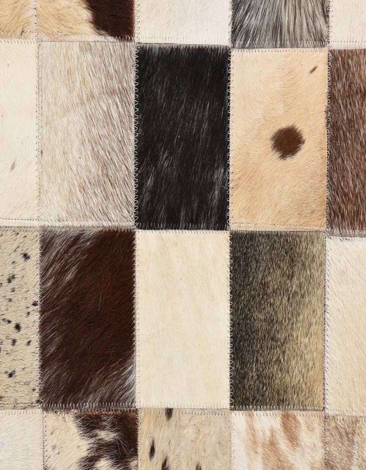 Detail image of  5' 4 x 7' 7 Cowhide Rug