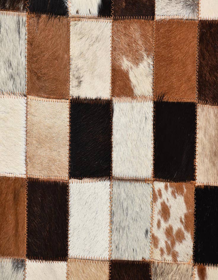 Detail image of  5' x 7' 10 Cowhide Rug